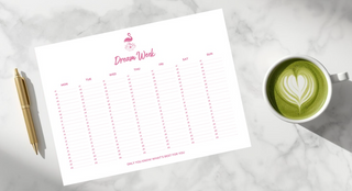 Dream Week Timesheet - Design Your Ideal Week